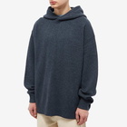 Acne Studios Men's Kristen Knit Hoody in Anthracite Grey