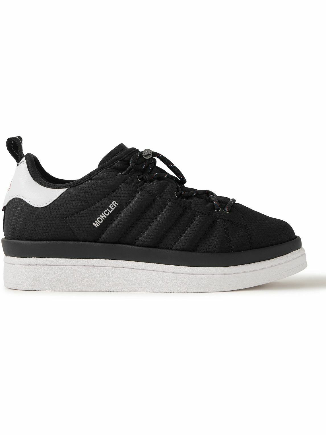 Moncler Genius - adidas Originals Campus Leather-Trimmed Quilted GORE ...