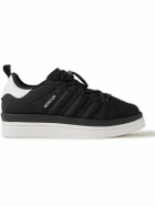 Moncler Genius - adidas Originals Campus Leather-Trimmed Quilted GORE-TEX™ Sneakers - Black
