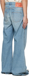 EGONlab Blue Refined Wide Jeans