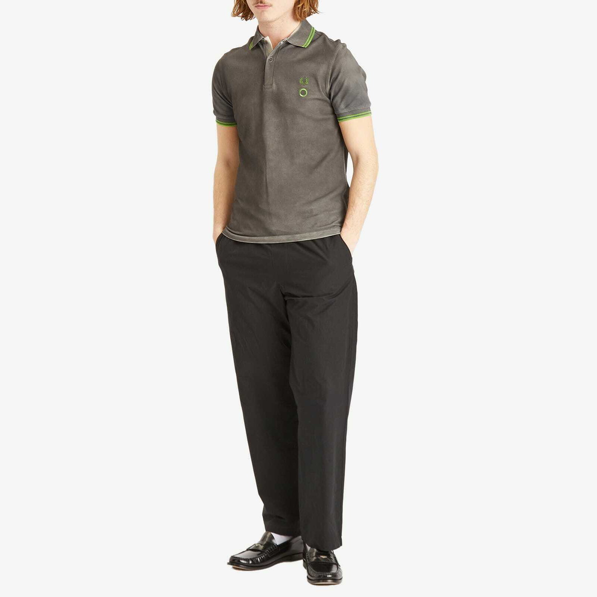 Fred Perry Men's x Craig Green Tennis Polo Shirt in Chalk