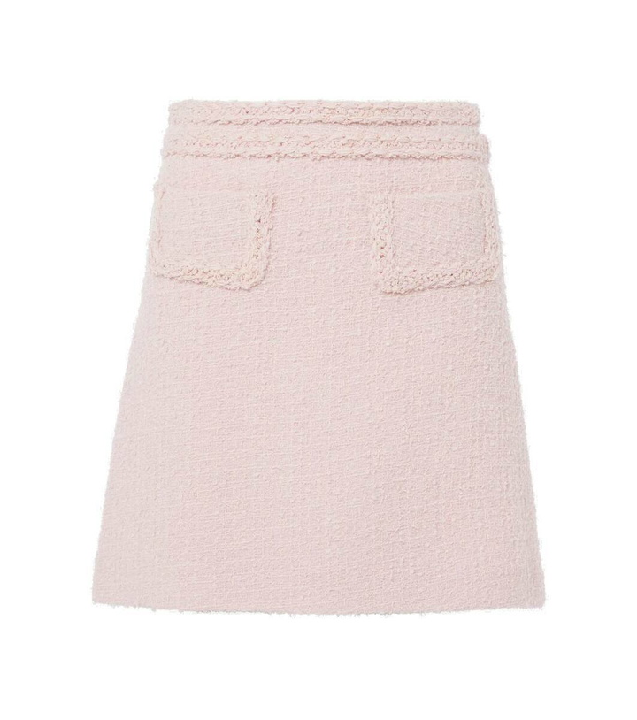 Photo: Giambattista Valli Wool-blend miniskirt