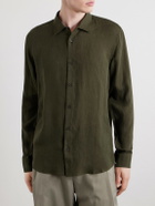 Orlebar Brown - Giles Linen Shirt - Green