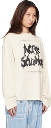 Acne Studios Off-White Gothic Logo T-shirt