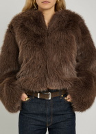 Khaite Benny Suede Belt Brown