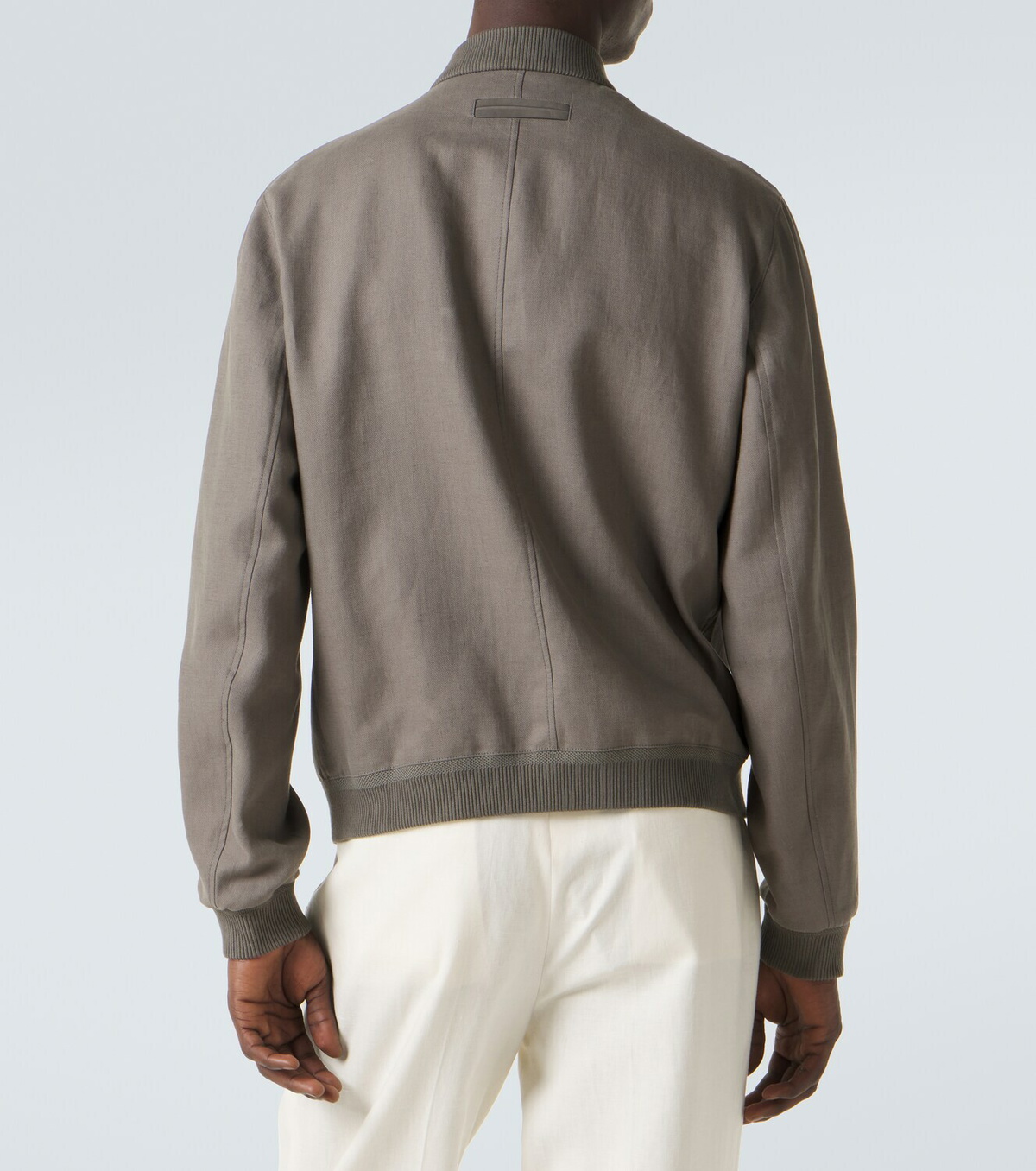 Zegna Linen bomber jacket