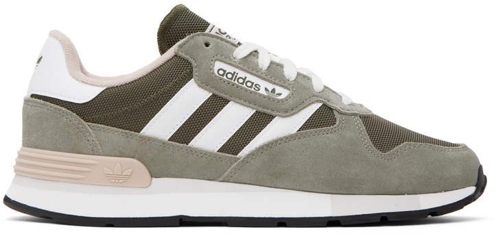 Photo: adidas Originals Khaki Treziod 2 Sneakers