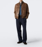 Slowear Leather bomber jacket
