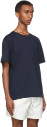 Thom Browne Navy Gusset RWB Tipping Stripe T-Shirt
