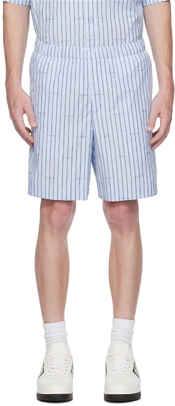Photo: Givenchy Blue Striped Shorts
