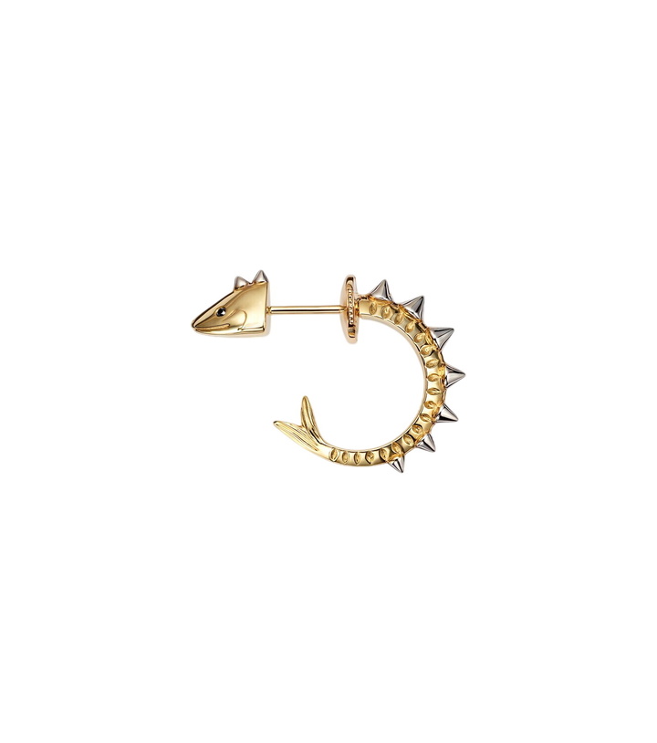 Photo: Yvonne Léon Marlin 9kt gold single earring with diamonds
