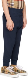 Burberry Kids Navy Single-Pocket Sweatpants