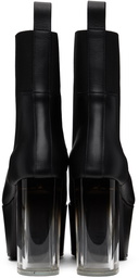 Rick Owens Black Minimal Grill Boots