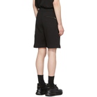 Alexander McQueen Black Chain Embroidery Shorts