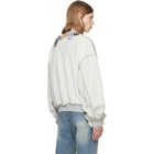 We11done Gray Inside-Out Sweatshirt
