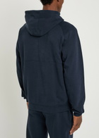 Raith Axel Hooded Cotton-blend Sweatshirt Navy