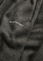 Mki Miyuki Zoku Logo-embroidered Knitted Sweatpants Grey