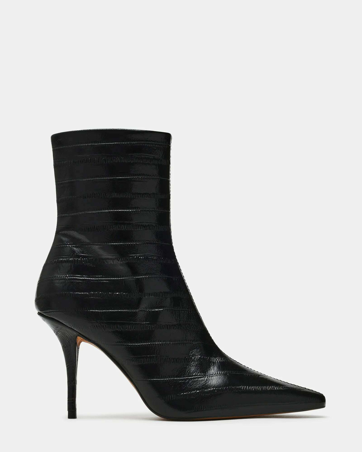 Steve Madden Heleena Booties in Black Exotic