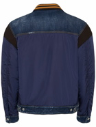 DSQUARED2 Varsity Nylon & Denim Jacket