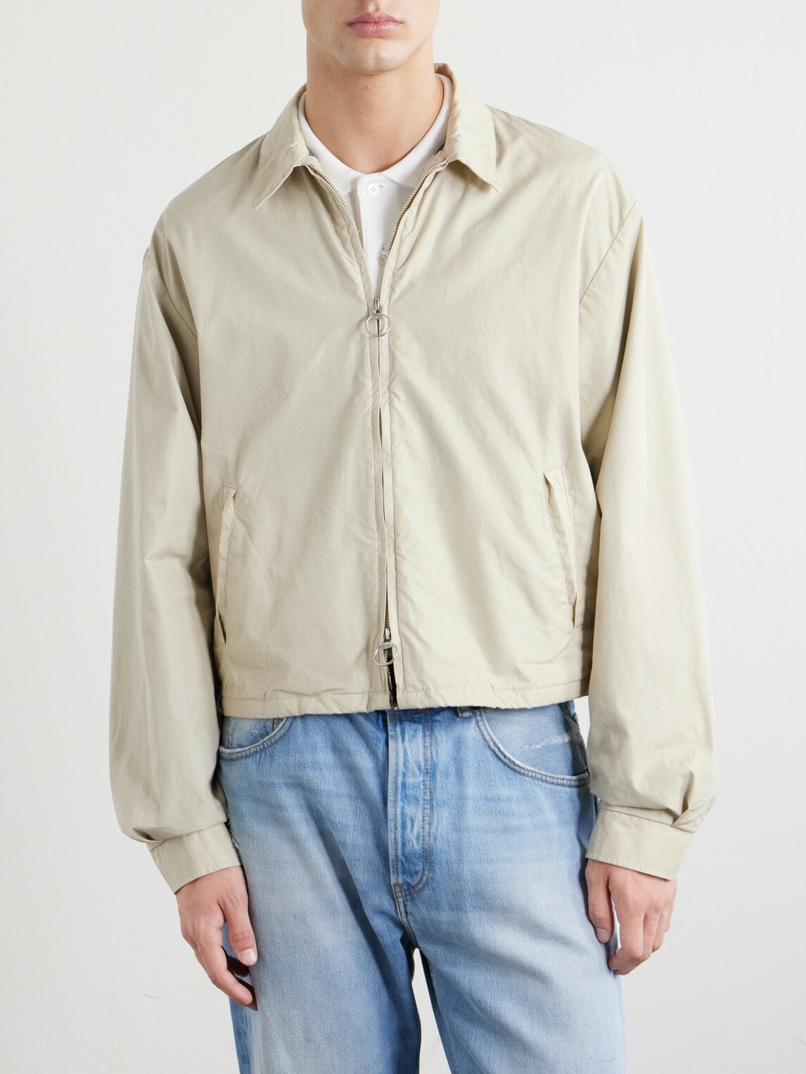 KAPITAL - Hacksaw Cotton-Blend Shell Blouson Jacket - Neutrals