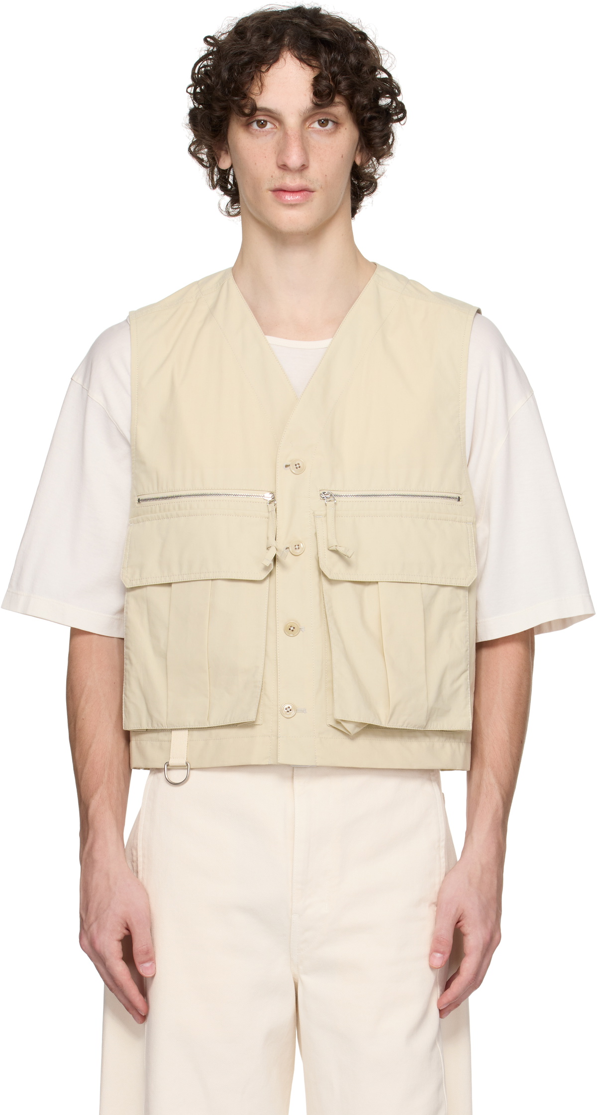 【関税込み】LEMAIRE ベージュ Workwear テーラードジャケット LEMAIREのベージュ Workwear テーラードジャケットがセール中