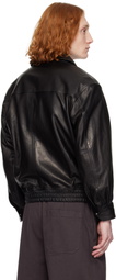 Dunst Black Lambskin Leather Jacket