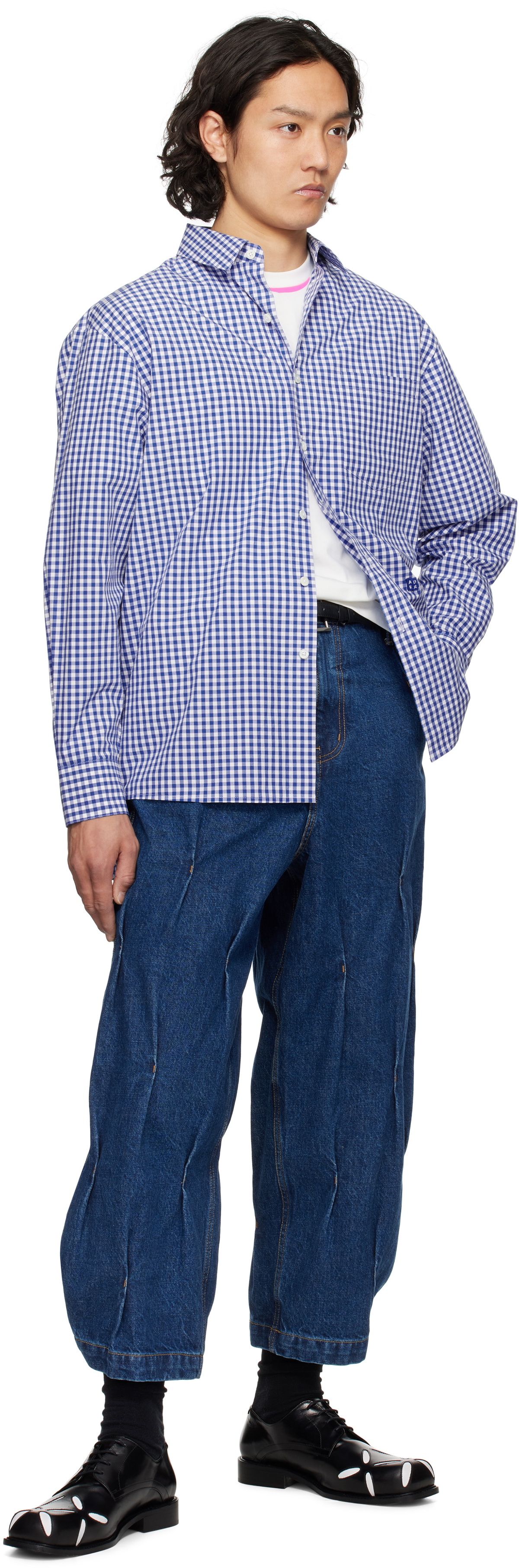 ADER error Blue Sig; TRS Tag 03 Shirt