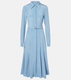 Emilia Wickstead Riko belted silk midi dress
