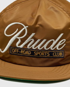 Rhude Rhude Sports Club Nylon Hat Brown - Mens - Caps