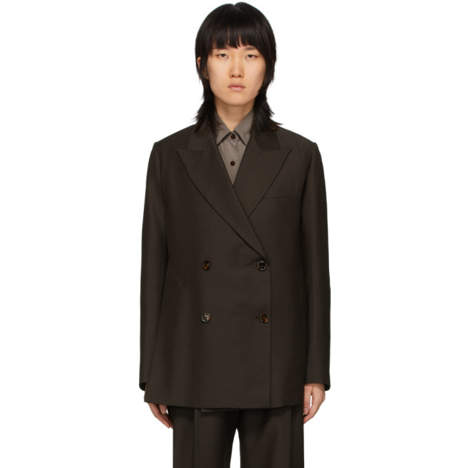 Eftychia Brown Different Sides Blazer