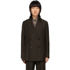 Eftychia Brown Different Sides Blazer