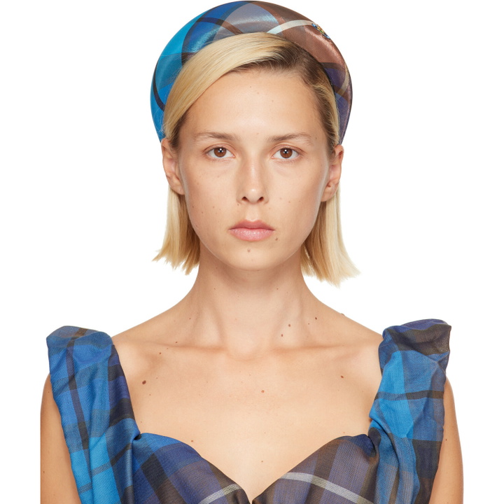 Photo: Vivienne Westwood Blue & Brown Wide Headband