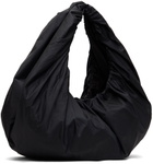 AMOMENTO Black Shirring Tote
