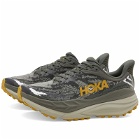 Hoka One One Men's Stinson 7 Sneakers in Olive Haze/Forest Cover