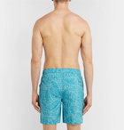 Onia - Charles Mid-Length Printed Swim Shorts - Men - Blue