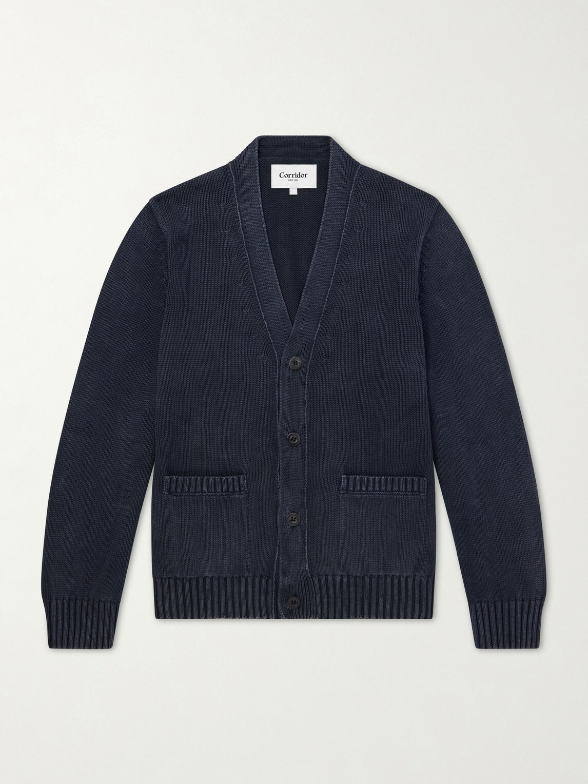 Corridor - Organic Cotton Cardigan - Black