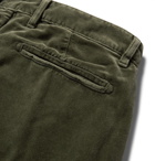 Massimo Alba - Winch Slim-Fit Cotton-Velvet Trousers - Men - Green
