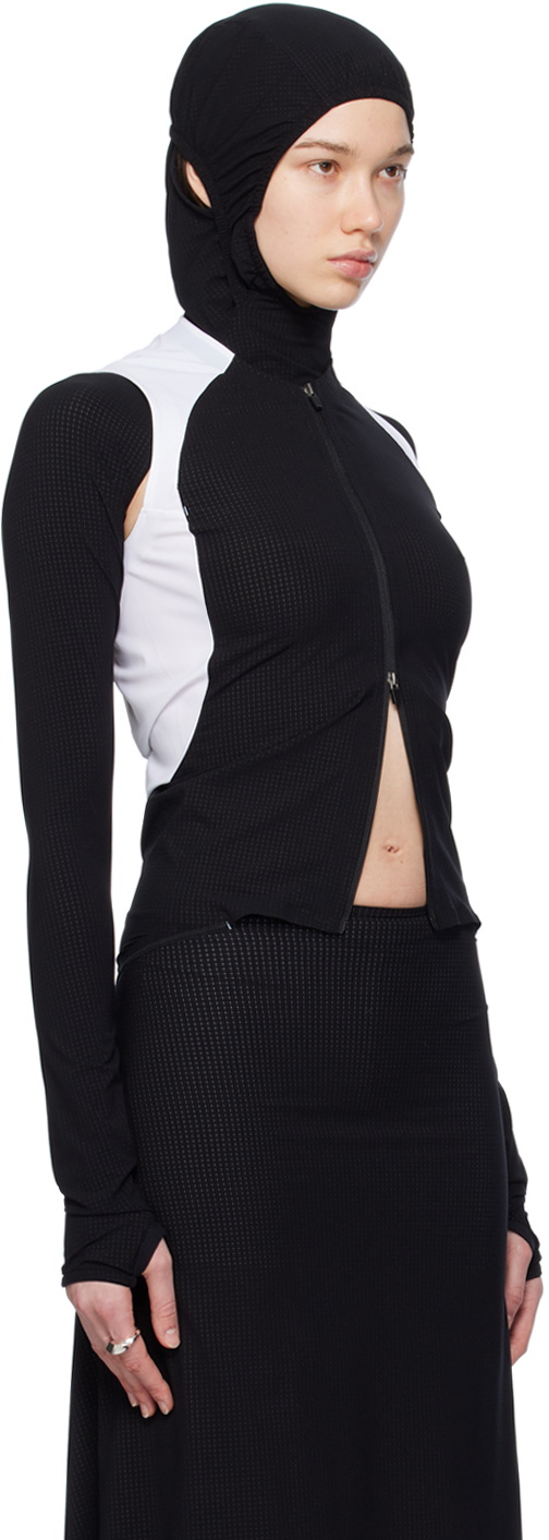 JOHANNA PARV Black Hood Bolero