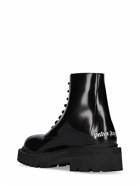PALM ANGELS - 50mm Leather Combat Boots