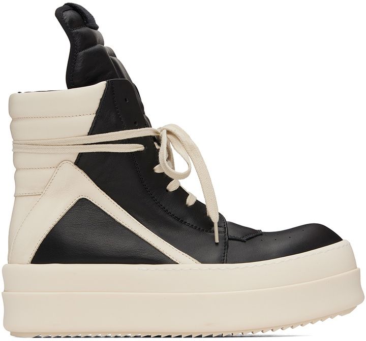 Photo: Rick Owens Black Porterville Mega Bumper Geobasket Sneakers