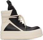 Rick Owens Black Porterville Mega Bumper Geobasket Sneakers