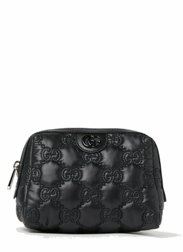 Photo: Gucci - GG Matelassé Beauty Case in Black