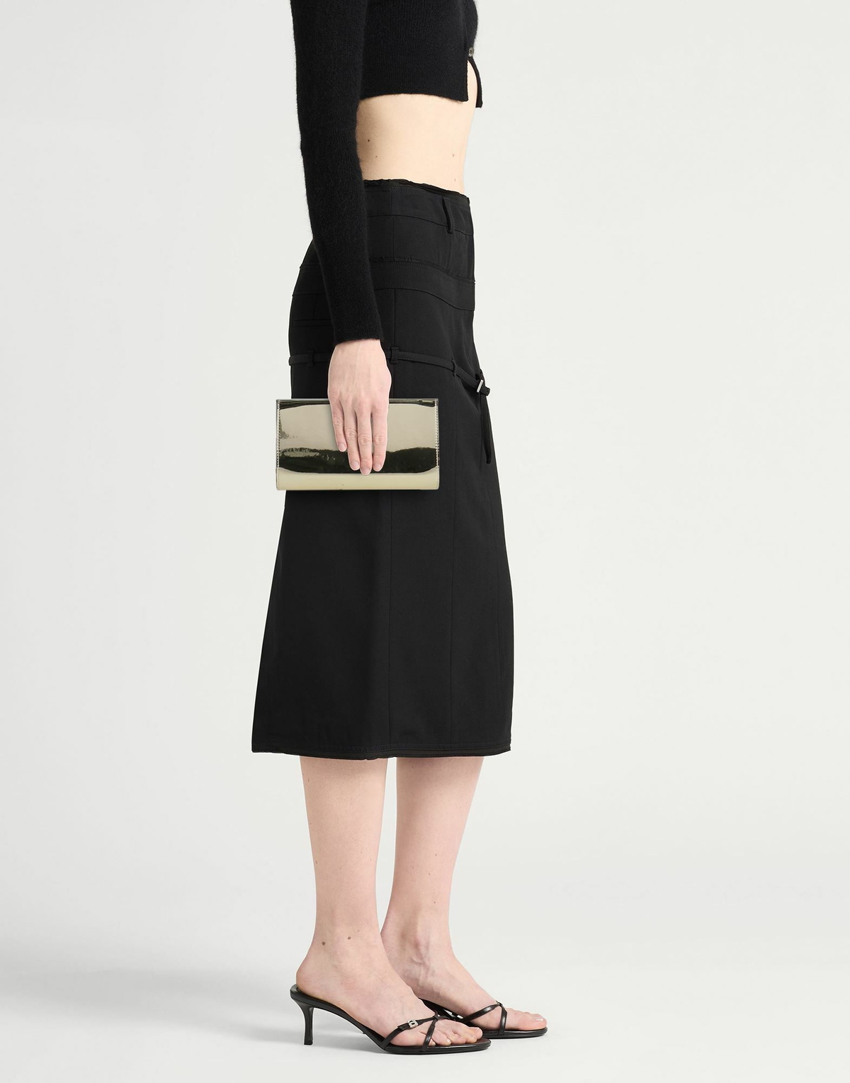 Jimmy Choo Womens Clutch in Gold