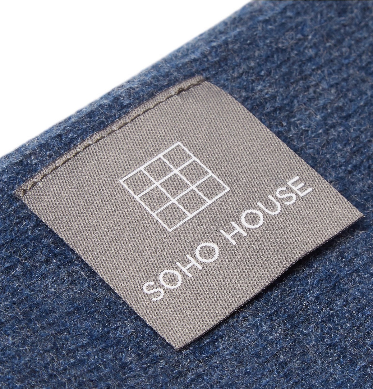 Soho Home - Cashmere Cinema Blanket - Blue Soho Home