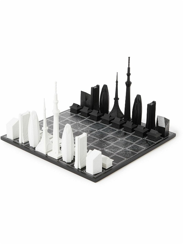 Photo: Skyline Chess - Tokyo Edition Acrylic and Wood Chess Set - Black