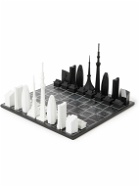 Skyline Chess - Tokyo Edition Acrylic and Wood Chess Set - Black
