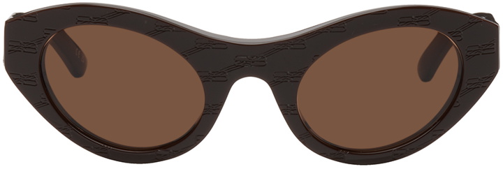 Photo: Balenciaga Brown Monogram Sunglasses