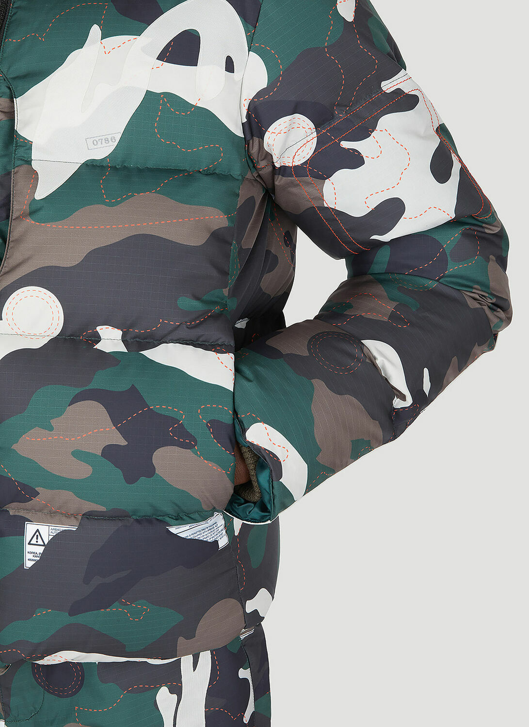 KANGHYUK Airbag Patched Down Jacket Kanghyuk