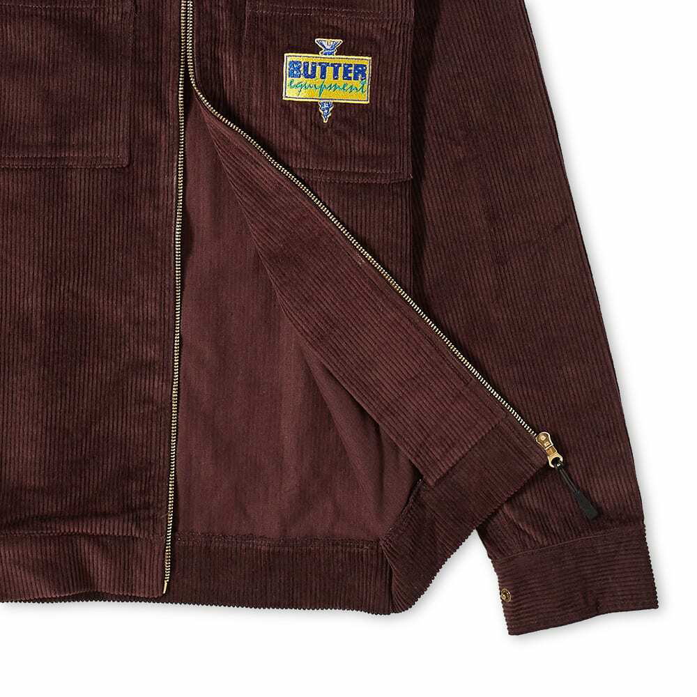 Butter Goods Men's High Wale Cord Overshirt in Dusty Plum