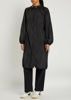 High Overjoyed Shell Raincoat Black